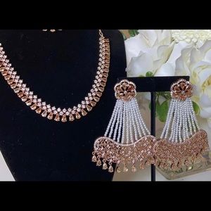 Premium quality American Diamond set (brand new)